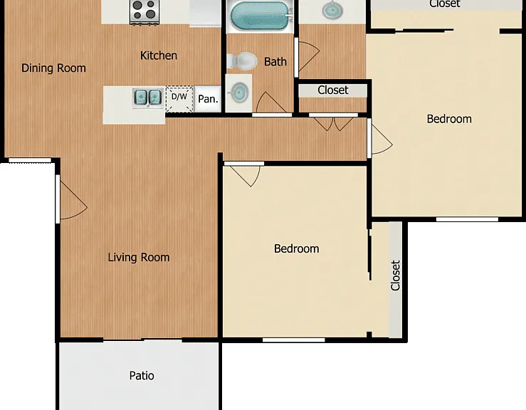 Plan C Floorplan Diagram