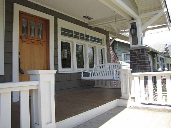 Great front porch with relaxing swing