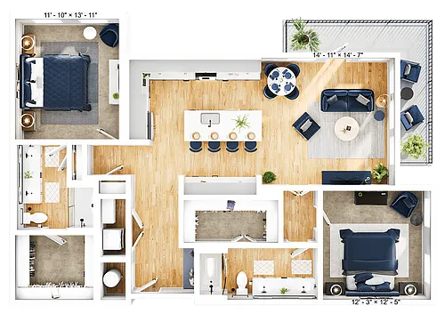 Floor plan B2G