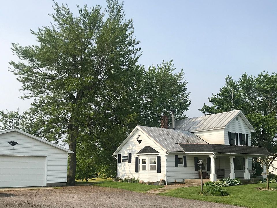 Country home and garage