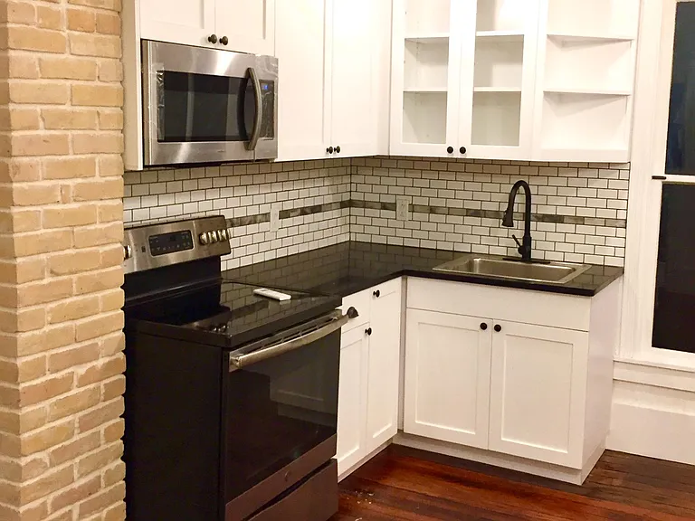 Nice new stove and microwave