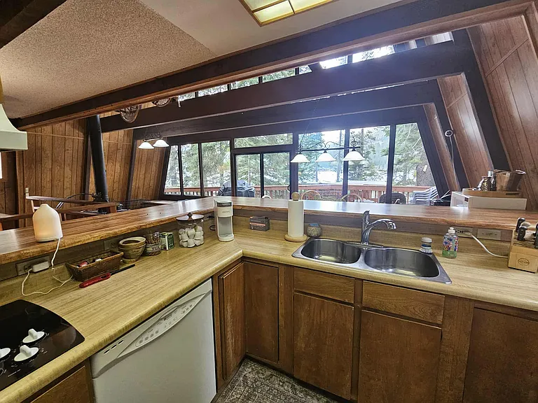 kitchen with a view
