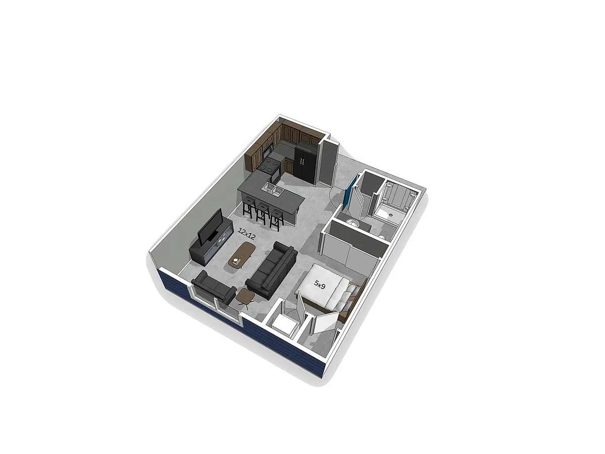 Floor plan Studio