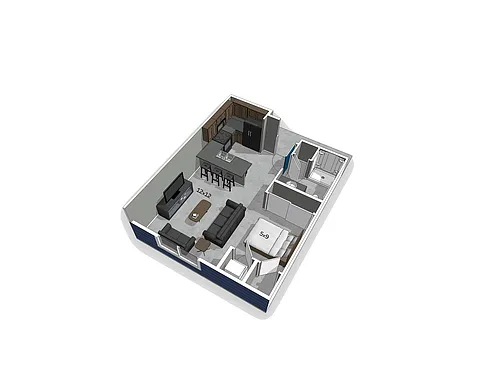 Floor plan Studio