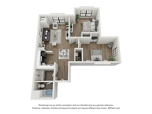 Floor plan The Reed