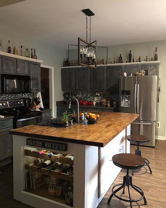 A kitchen made for entertain