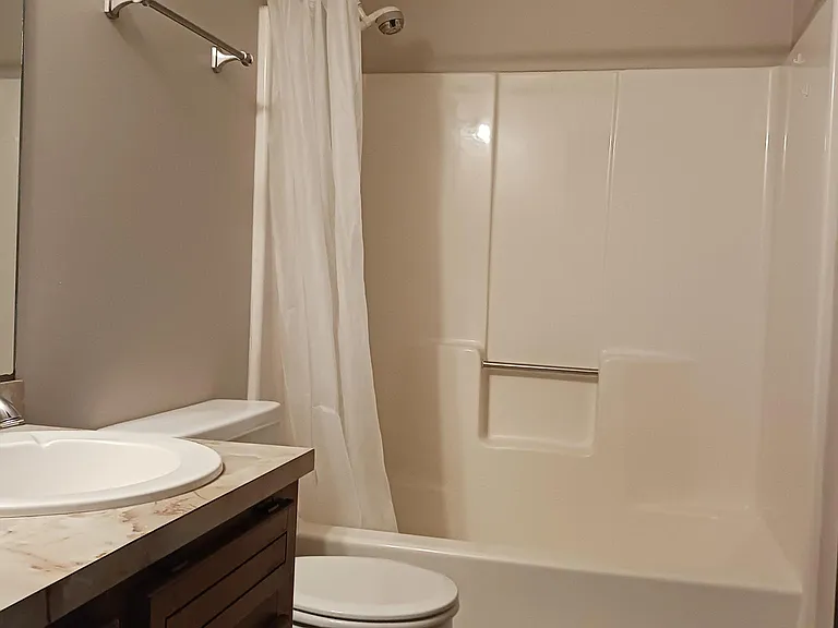 Hallway bathroom