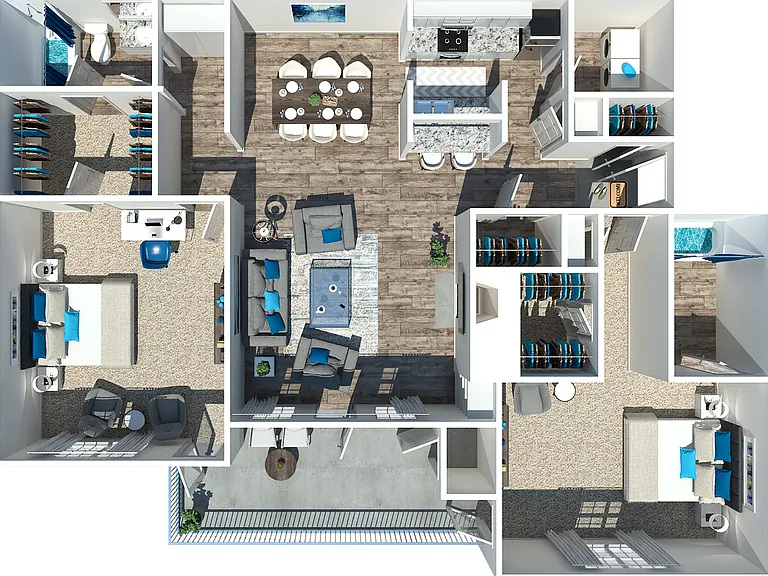 2 Bedroom 2 Bath 2 Bedroom 2 Bath
