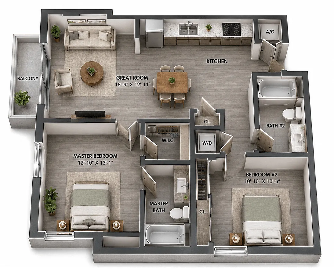 Floor plan B6