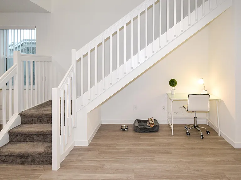 Nook under stairs