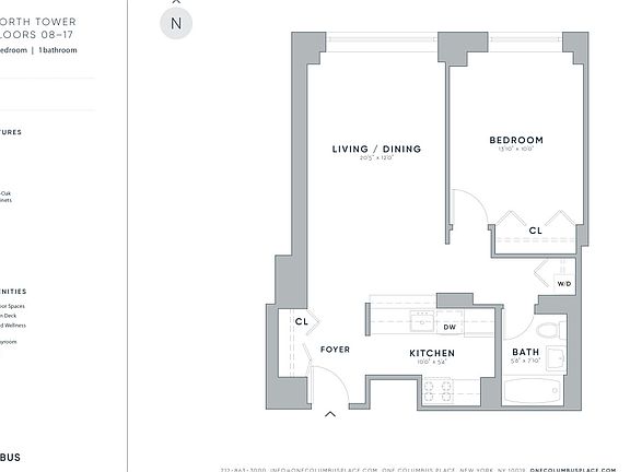 2nd image of 1 Columbus Pl APT N11e