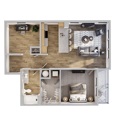 Floor plan A4D