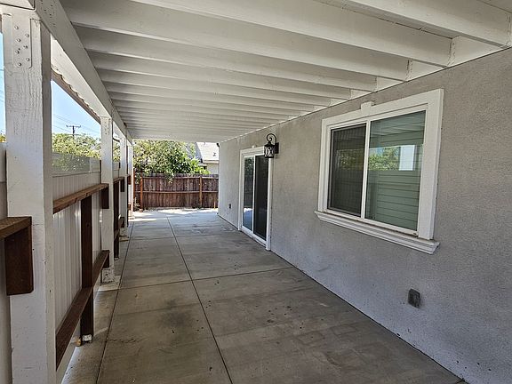 Backyard area