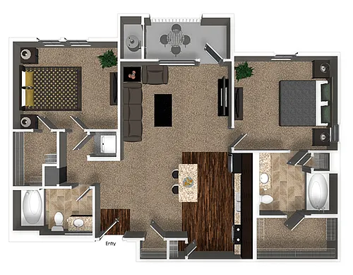 Floor plan B3