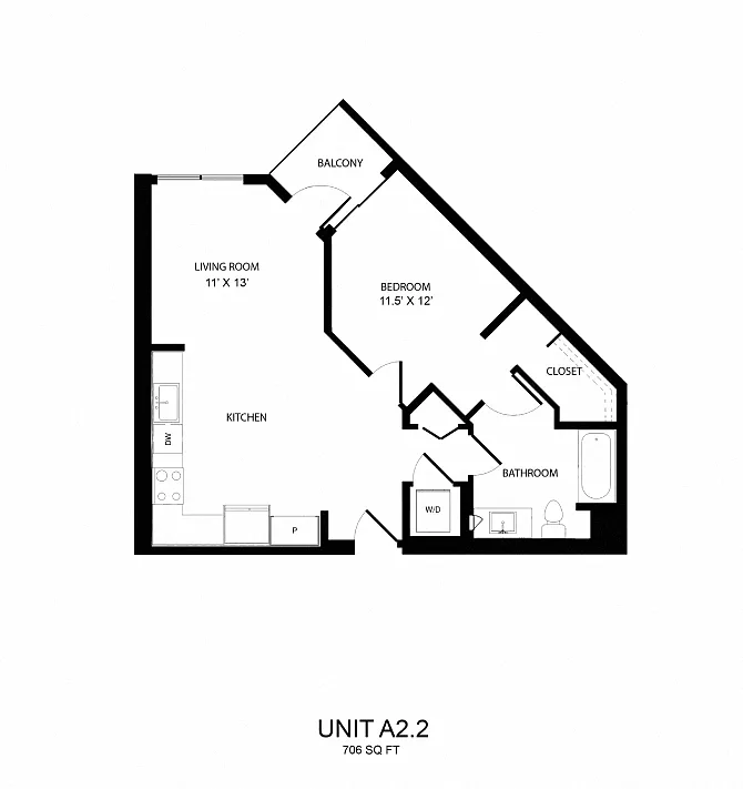 Floor plan A22