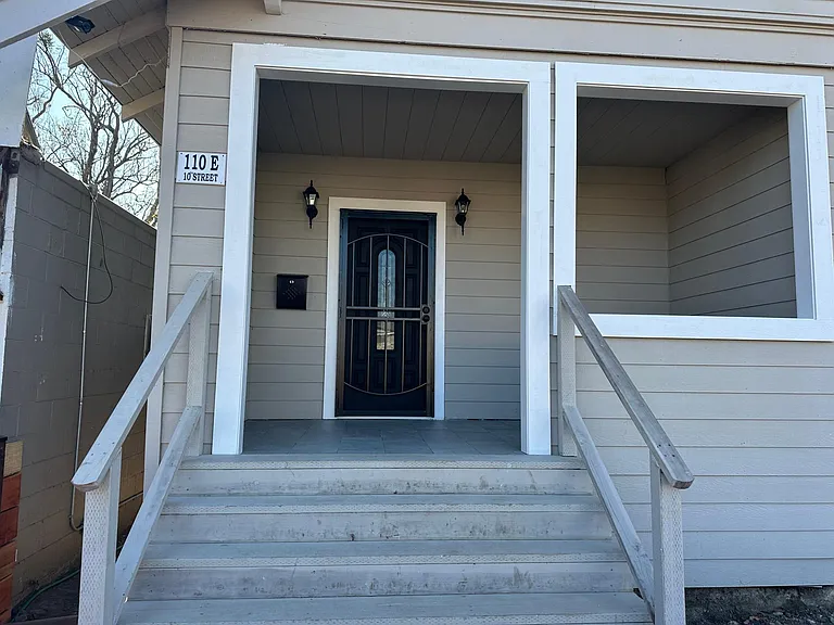 Main entrance and porch