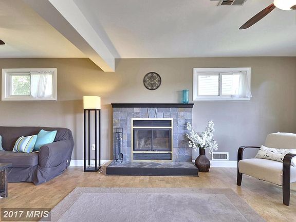 Wood burning fireplace