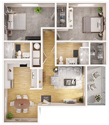 Floor plan 2D w/Patio Renovation 2