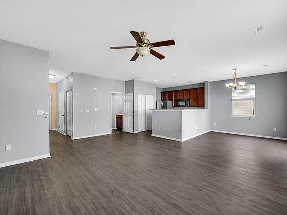 Open Floor Living Room And Kitchen