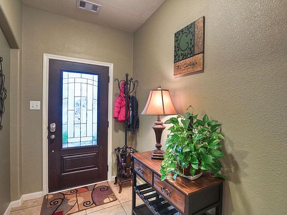 Mahogany leaded glass front door