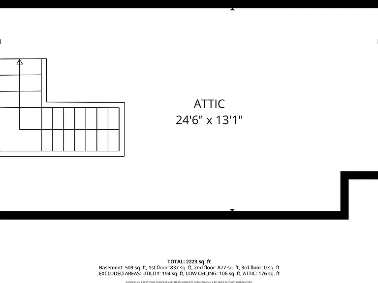 Attic floorplan