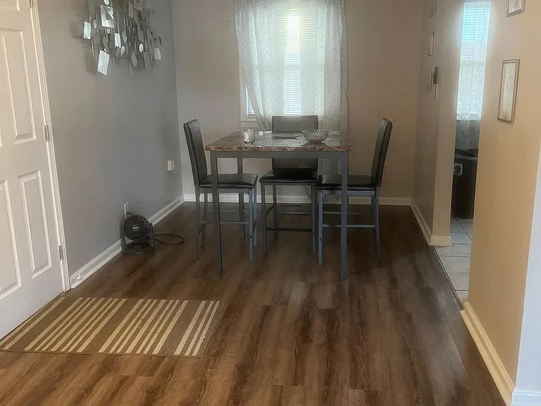 Dining area open to the family room