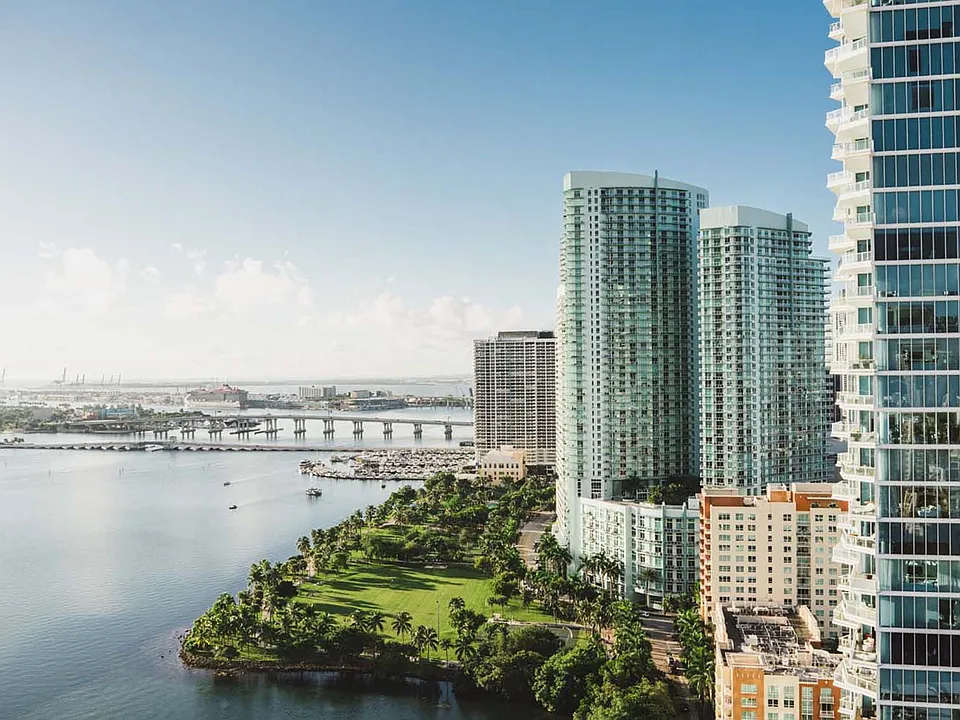 Enjoy stunning views from the rooftop and private balconies