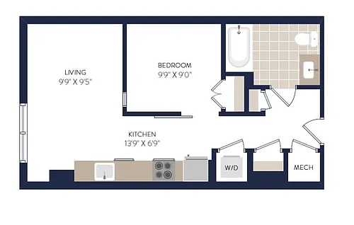 Floor plan A4A-834