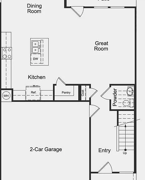 First floor - 2D floor plan