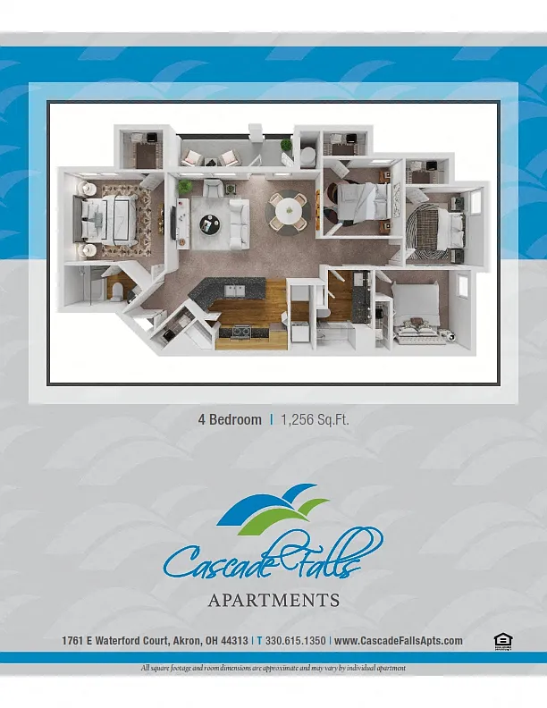 Floor plan Four Bedroom