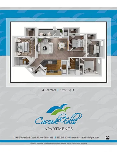 Floor plan Four Bedroom