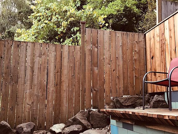 Private oasis in the city.