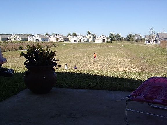 view of back  you can watch the kids play football from inside