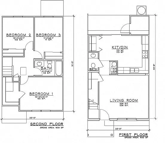 Floor plan 3 Bedroom