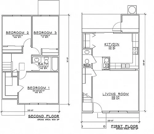 Floor plan 3 Bedroom