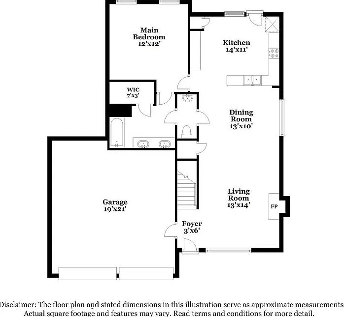3 bed, 2.0 bath, 1396 sqft, $1,765 — Photo 3