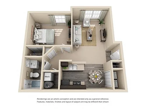 Floor plan 1A Renovation 2