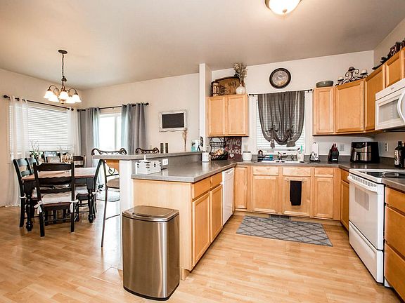 Kitchen and dining area