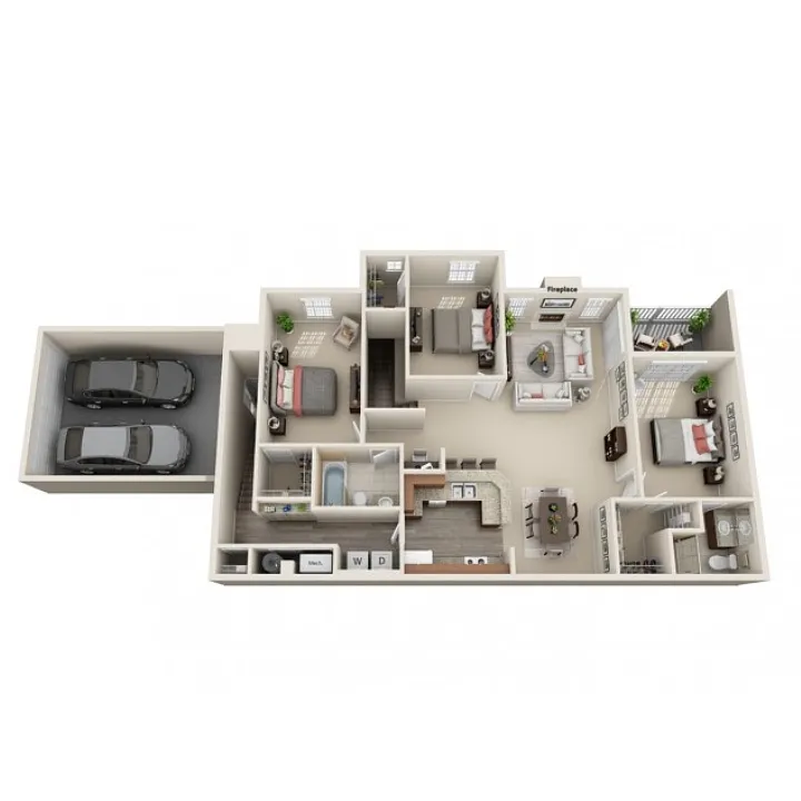 Floor plan 3 bed 2 bath
