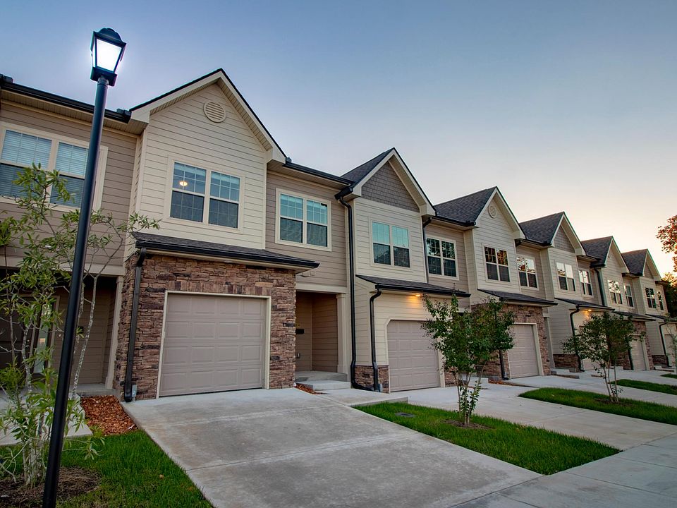 Front view of townhouse