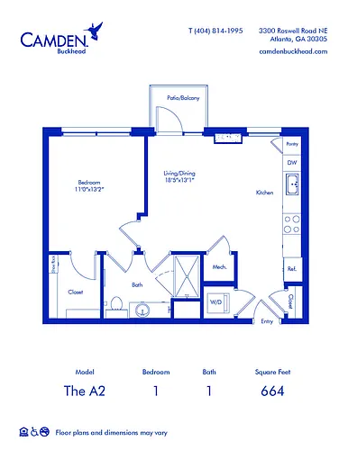 Floor plan The A2