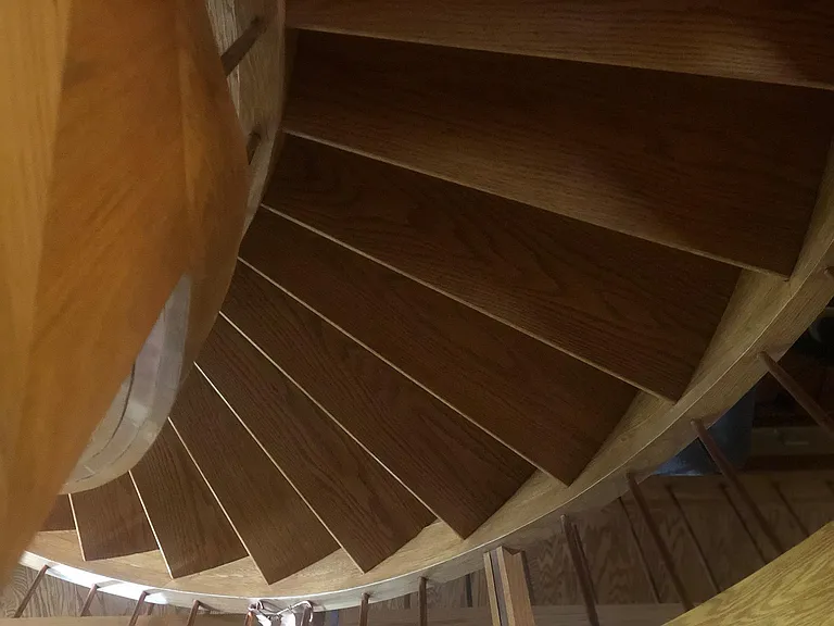 Stairs to balcony