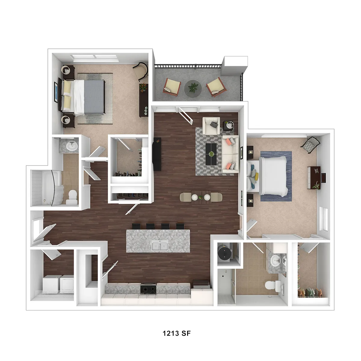 Floor plan 2 Bedroom Premier Grand