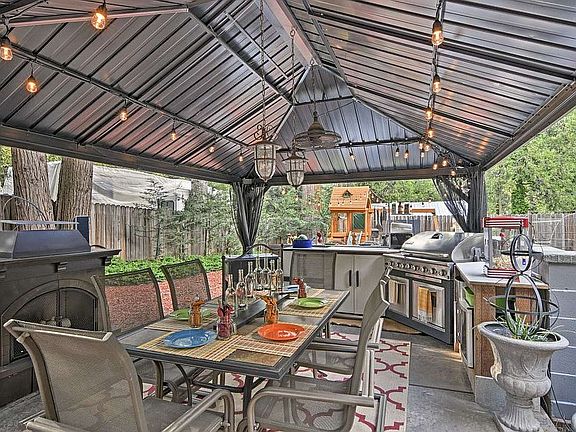 Inside Outdoor Kitchen