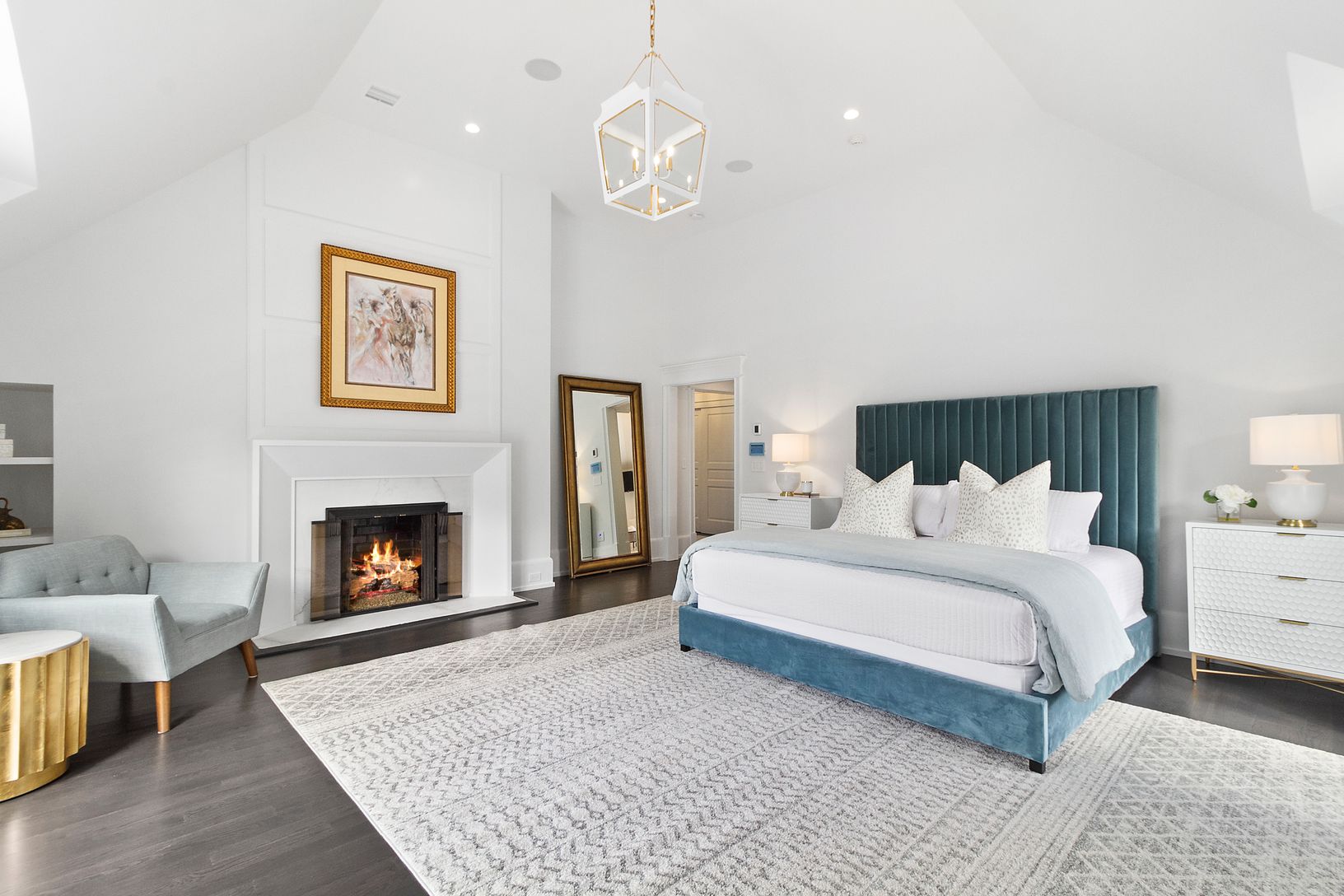 Master Bedroom with Fireplace