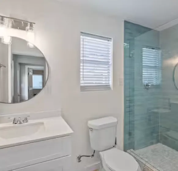 Guest Full Bathroom 3 - Across the hall from Master Bedroom. Stand up shower, Single vanity.