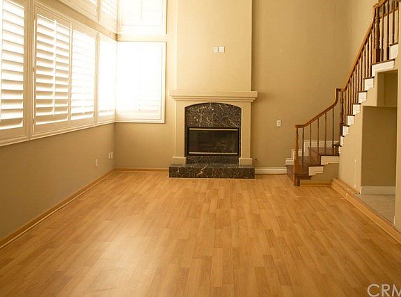 The Living Room with Fireplace.