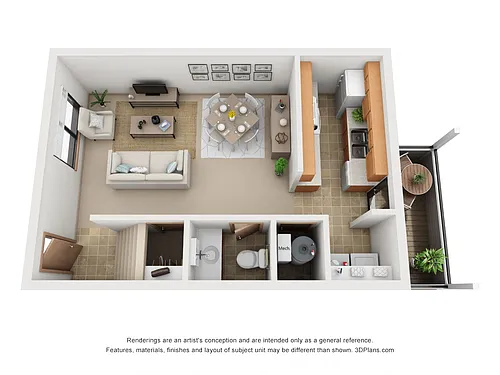 Floor plan Pepin (Townhome)
