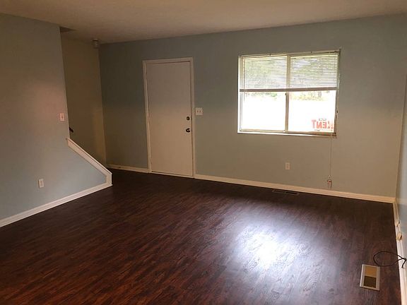Living room with laminate flooring