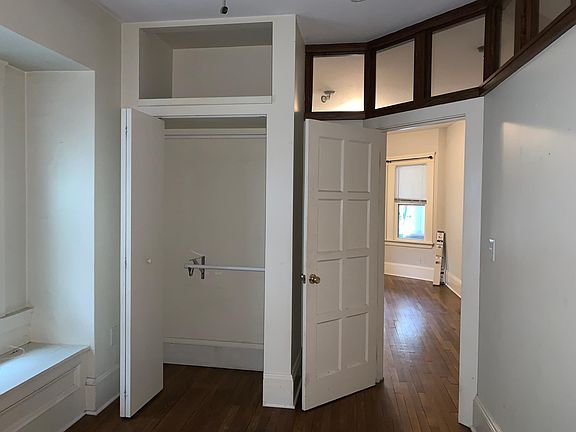 Bedroom closet & living room front
